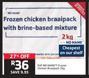 PnP No Name Frozen Chicken Braaipack-2Kg