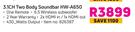 Samsung 3.1 Channel Two Body Soundbar HW-A650