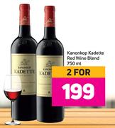 Kanonkop Kadette Red Wine Blend-For 2 x 750ml 