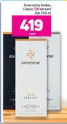 Inverroche Amber, Classic Or Verdant Gin-750ml Each