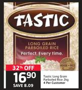 Tastic Long Grain Parboiled Rice-2Kg