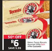 Bakers Tennis Biscuits Assorted-200g Each