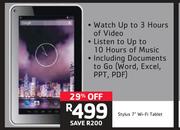 Stylus 7" WiFi Tablet