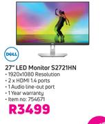 Dell 27" LED Monitor S2721HN