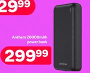 Anthem 20000 mAh Powerbank