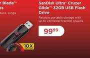 SanDisk Ultra Cruzer Glide 32GB USB Flash Drive