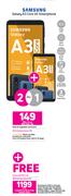2 x Samsung Galaxy A3 Core 4G Smartphone-On Red Flexi 125 + On Promo 65