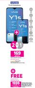 2 x Vivo Y1s 4G Smartphone-On Red Flexi 125 + On Promo 65