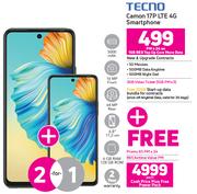 Tecno Camon 17P LTE 4G Smartphone-Each