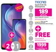 Tecno Spark 5 Air 4G Smartphone-Each