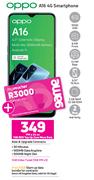 Oppo A16 4G Smartphone-On 1GB Red Top Up Core More Data