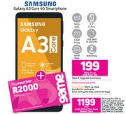 Samsung Galaxy A3 Core 4G Smartphone-On Red Flexi 125