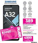 Samsung Galaxy A32 4G Smartphone-On 1GB Red Top Up Core More Data
