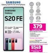 Samsung Galaxy S20 FE 4G Smartphone-On 1GB Red Core More Data