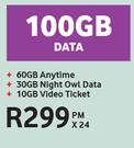 Vodacom Red Hot Dealz-100GB Data