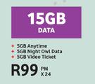 Vodacom Red Hot Dealz-15GB Data