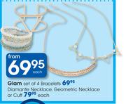 Glam Set Of 4 Bracelets-Each
