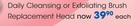 Sorbet Daily Cleansing Or Exfoliating Replacement Head-Each