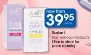 Sorbet Hair Removal Products-Each
