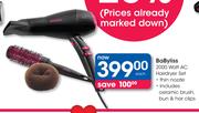 BaByliss 2000 Watt AC Hairdryer Set