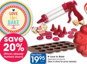 Love To Bake Selected Products-Each