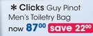 Clicks Guy Pinot Men's Toiletry Bag-Each