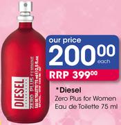 Diesel Zero Plus For Women Eau De Toilette-75ml