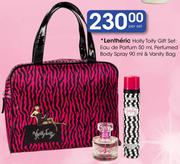 Lentheric Hoity Toity Gift Set Eau De Parfum 50ml Perfumed Body Spray 90ml & Vanity Bag-Per Set