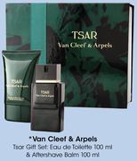 Van Cleef & Arpels Tsar Gift Set Eau De Toilette 100Ml & Aftershave Balm-100Ml Each