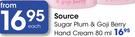 Source Sugar Plum & Goji Berry Hand Cream-80ml Each