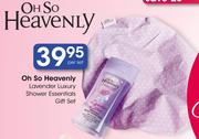 Oh So Heavenly Lavender Luxury Shower Essentials Gift Set-Per Set