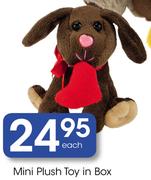 Mini Plush Toy In Box