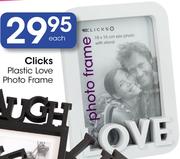 Clicks Plastic Love Photo Frame