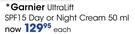 Garnier Ultralift SPF15 Day Or Night Cream-50Ml