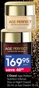 L'Oreal Age Perfect Nutrition Intense Day Or Night Cream 50Ml Or Eye Cream-15Ml Each