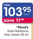 Pond's Gold Radiance Day Cream-25ml