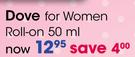 Dove For Women Roll-On-50ml