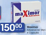 Maximor Advance For Men 4 Capsules-Per Pack