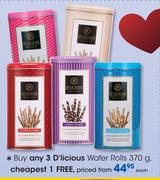 D'Licious Wafer Rolls-370g Each