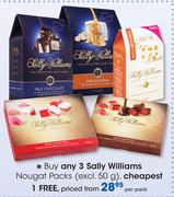Sally Williams Nougat Packs(Excl.50g)-Per Pack