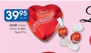 Lindt Lindor Choc Truffles Heart Tin-Per Tin