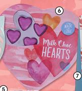 Clicks 8 Piece Milk Choc Hearts