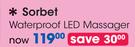 Sorbet Waterproof LED Massager