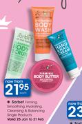 Sorbet Firming Smoothing, Hydrating, Cleansing & Balancing Single Products-Each