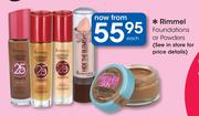 Rimmel Foundations Or Powders-Each
