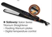 Safeway Salon Series Titanium Straightener-Each