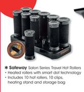 Safeway Salon Series Travel Hot Rollers-Each