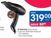 Safeway Salon Series Compact 2200 Watt Hairdryer-Each