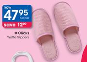 Clicks Waffle Slippers-Per Pair