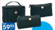 Clicks Black Cosmetics Bag-Each